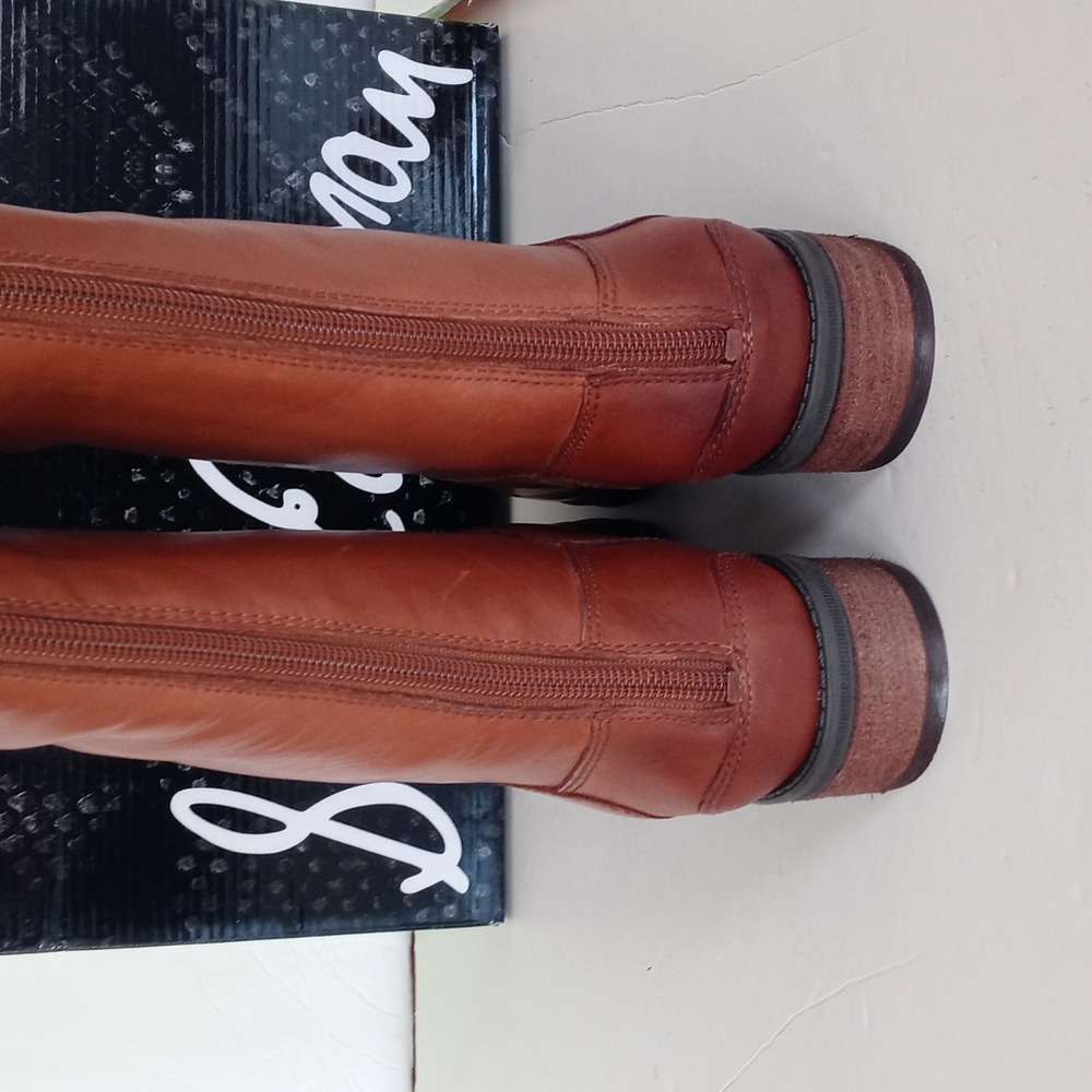 BRAND NEW SAM EDELMAN LEATHER BOOTS - Picture 7 of 16